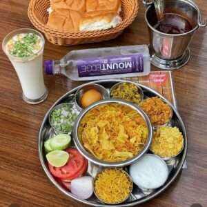 Picture of Misal and buttermilk