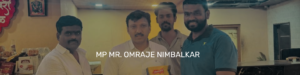 MP Mr. Omraje Nimbalkar at Jogeshwari Misal
